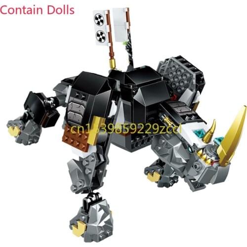 360pcs Zanes Mino Creature Rhinoceros Model Building Blocks Compatible 71719 Bricks Toys for Children gift