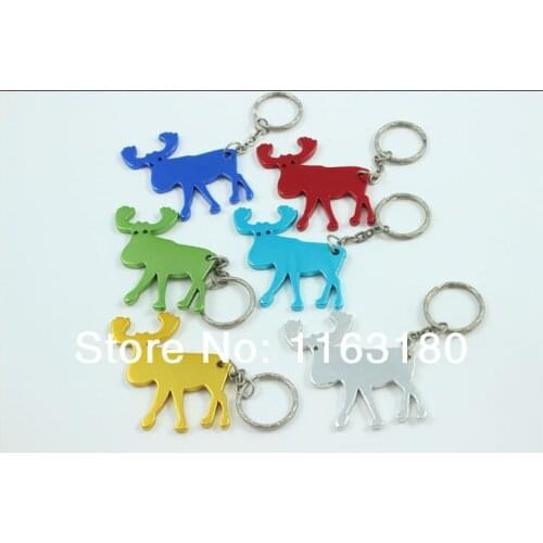 360 pcs/lot Beer Bottle Opener KeyChains Aluminum Alloy Can Open Tools Promotion Christmas Gift-Free Shipping