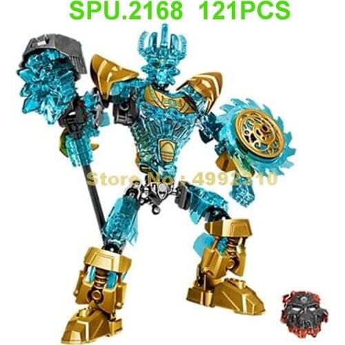 613-1 121pcs Bionicle Biochemical Rior Maker 71312 Building Block Toy