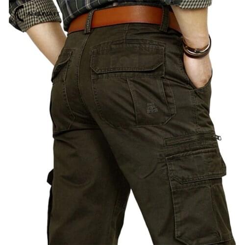 Cargo Pants Men Outdoor Hiking Camping Multi Pocket Military Army Trousers 2021 Fashion Casual Breathable Waterproof Sweatpants