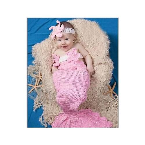 Mermaid baby blanket the little mermaid tails kawaii sleeping bag newborn mermaid costume baby fins mermaid tails clothes suit