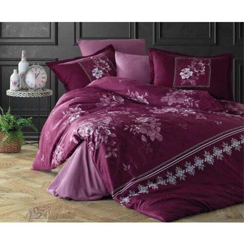 Clasy Satin Double Bed Duvet cover set Catalina v1