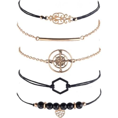 HWASY1804 Black Bracelets