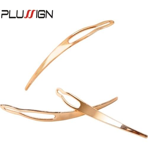Curved Dreadlock Needle For Curl Hair Braids Crotchet Needle For Braid Sisterlocks Crochet Cheap Hair Extensions Tools 1Pcs/Lot