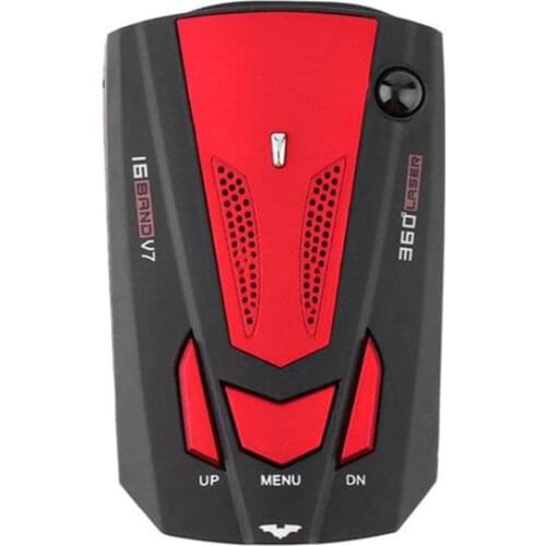Camera V7 Radar Detector Cop Cars Police Scanner Kit 360 Degree Speed Control Detector Red Black Blue Can Choose