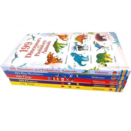 2-9 year 5 book/set Children English story book Usborne 199 Pictures English picture Paperboard book Children early education