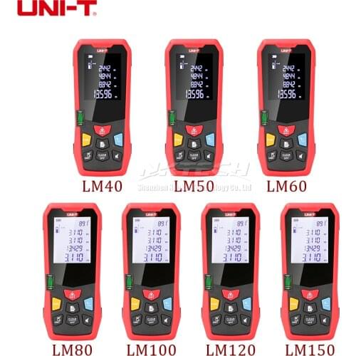 UNI-T LM40 LM60 LM80 LM100 LM120 LM150 Laser Distance Meter 40m 60m 80m 100m 120m 150m Rangefinder Range Finder Tester UT390B