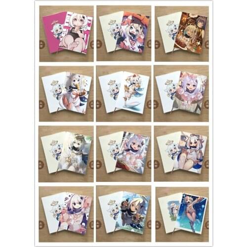 Anime HOT Genshin Impact Paimon Traveler Men Women Student Notebook Eye Gifts Protection Notepad Cartoon Memorandum Book Xmas