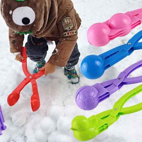 Cute Cartoon Duck Snowball Clip Snow Duck Cartoon Clip Durable Unique Pilling Tool Toy Snowball Machine For Snow Days Play