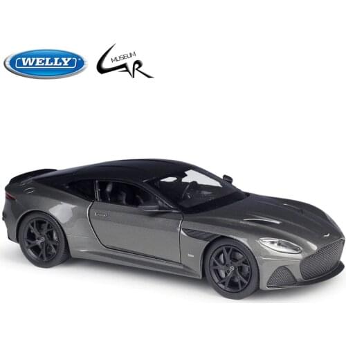 Welly 1:24 Diecast Car Aston Martin DBS Superlaggera Classic Model Alloy Metal Car Toy Collection Christmas Gifts