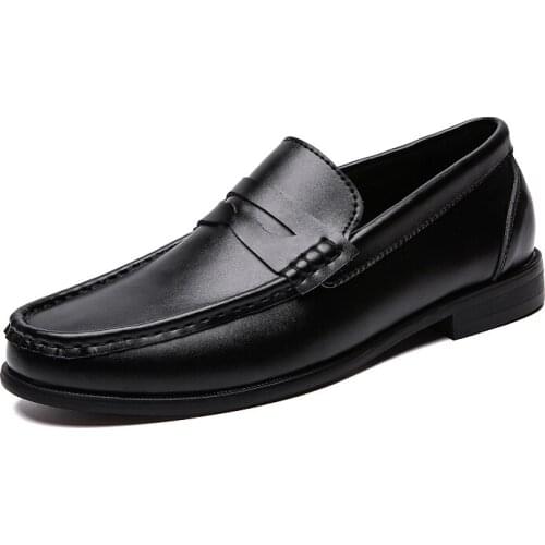 Men Loafers Shoes Spring Summer Soft Genuine Leather Business Men Moccasins Shoes Breathable Slip on Driving Shoes Size 39-46