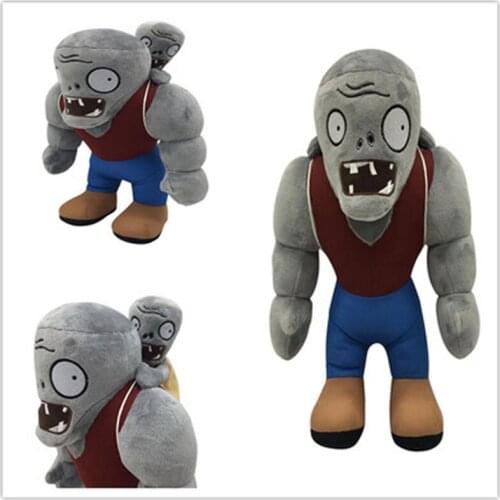 30cm soft doll, animated plant and zombie tiger swallow zombie toy PVZ plush cloth doll cartoon animal plush toy birthday gift