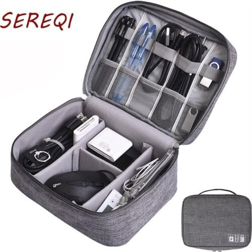 Travel Accessories Bag Kit Data Cable U Disk Power Bank Electronic Digital Storage Gadget Devices Divider Organizer Pack storage