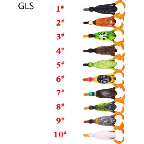 1 Pcs/Bag New 11.2g/9.5cm Professional Fishing Duck Lure Propeller Fins Floating Water Simulation Soft Bait Fishing Tackle