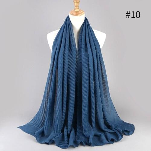 90*180CM New Fashion Twill Embossed Wrinkled Scarf Cotton Linen Headscarf Womens Headscarf Manufacturer Wholesale Hijab Turban