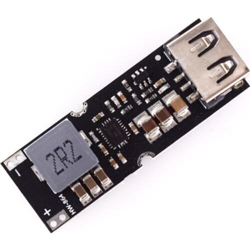 Single Cell Lithium Battery Boost Power Module Board 3.7V 4.2V Liter 5V 9V 12V USB Mobile Phone Fast Charge QC2.0 QC3.0 TPS61088