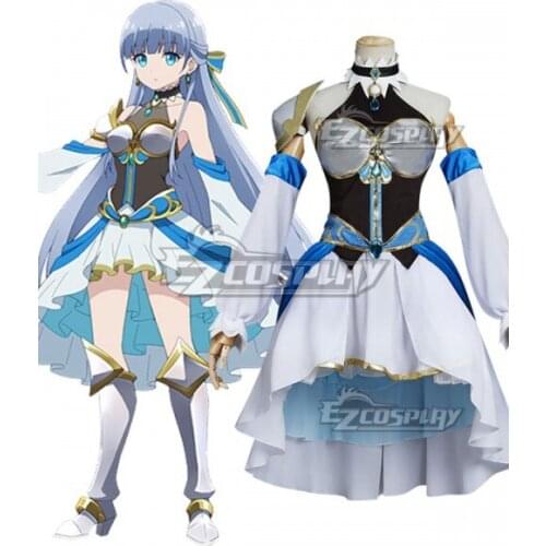 Shironeko Project Zero Chronicle Queen of Light Iris Dress Girls Halloween Party Dress Adult Outfit Cosplay Costume E001