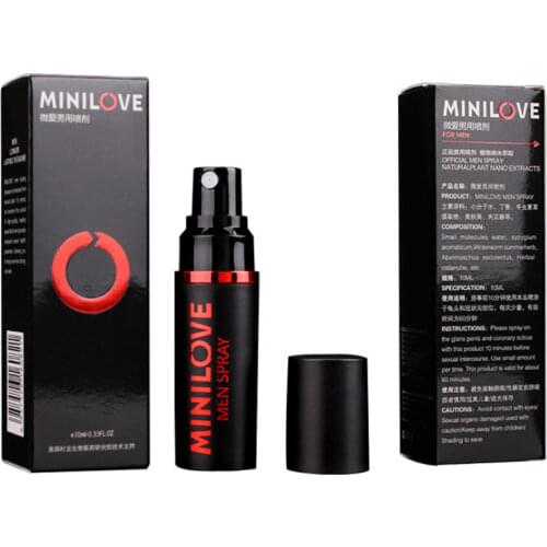 Minilove Men Delay Spray 10ml Prevent Premature Ejaculate Lasting Long Cock Oil