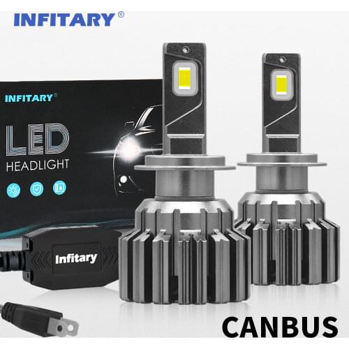 Infitary 36000lm canbus car Headlight Bulb Led H7 H1 H11 9005 HB3 9006 HB4 lam H4 9012 Auto Lamp Super Bright car refitting