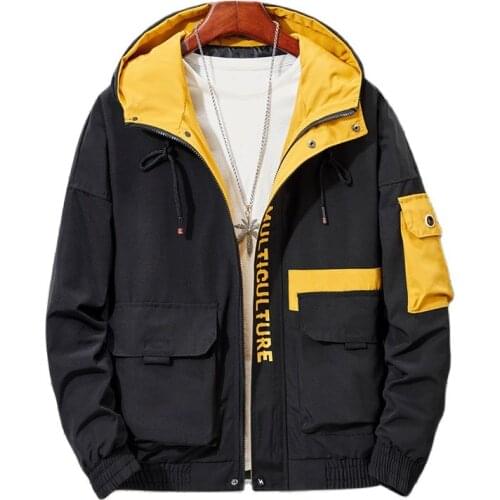 Autumn Mens Jackets Large Size Windbreakers Spring Mens Jacket Streetwear Jackets Male Pilot Bomber Coats Oversized 7xl 8xL