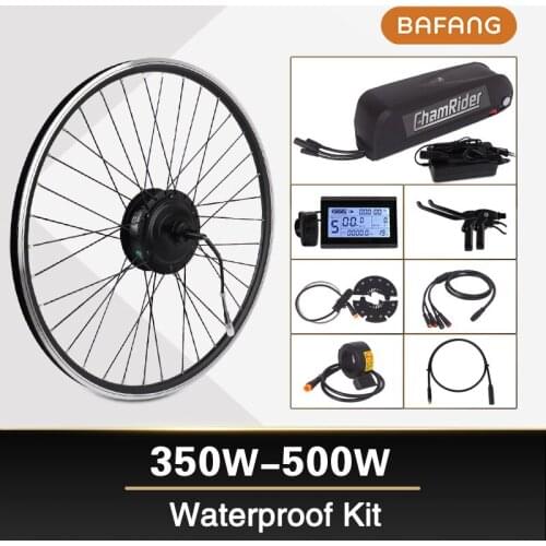 Waterproof Connector Plug BAFANG 500W 36V 48V 52V Ebike Conversion Kit SWX02 Motor 8fun Super Bottle Battery RM G020.350/500.D