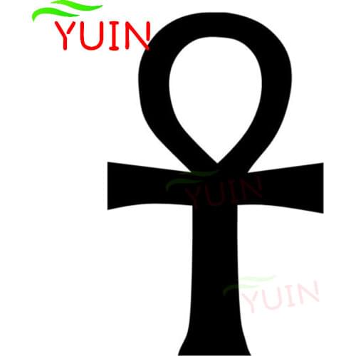 Egypt Anhe Car Sticker Fashion Window Decoration Personality PVC Waterproof Sunscreen Decal Black/White/Red/Laser/Silver