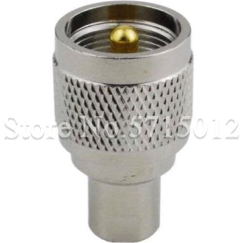 2pcs UHF/FME-JJ Ultra High Frequency SL16 Male Head Turn to FME Male Head Socket Connector Pure Copper RF Adaptor