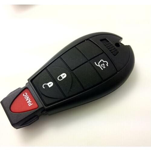3+1 Buttons Smart Remote Key For Chrysler Cherokee With ID46 Chip 433Mhz Car Alarm Keyless Entry Fob