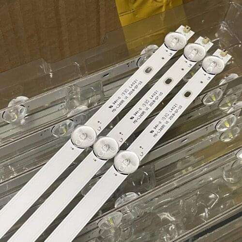 LED Backlight Strip 8 lamps MS-L2695 V1 Rca Rtv4019sm 6V/LED 750mm