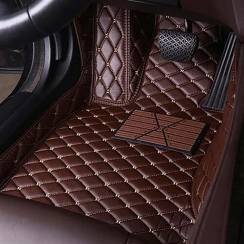 For Skoda Kodiaq 2017-2021 Non-Slip Cover Waterproof Wear-Resisting Carpet Protective Left Foot Mat Artificial Leather Floor Pad