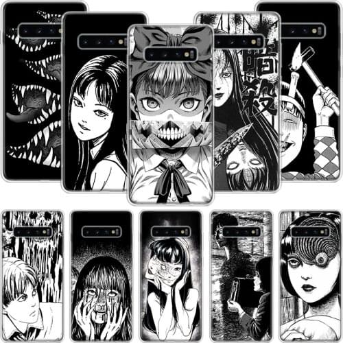 Horror Comic Junji Ito Tomie Tees Phone Case For Samsung Galaxy S10 S20 S21 S9 S8 S7 Note 10 20 9 8 FE J4 J6 Ultra Plus Lite Pro