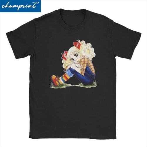 Candy Candy for Men Women T Shirt Anime 80s Kawaii Manga Vintage Tee Shirt Short Sleeve T-Shirts 100% Cotton Party Tops
