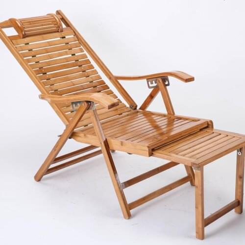 Chaise Bureau Dormir Rocking Cama Plegable Bamboo Sillones Moderno Para Sala Sillon Reclinable Folding Bed Recliner Chair