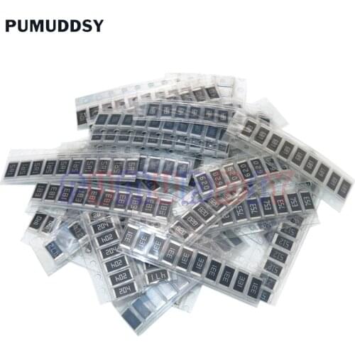 2512 SMD Resistor Kit Assorted Kit 1ohm-1M Ohm 5% PUMUDDSY 33valuesX 10pcs=330pcs DIY Kit