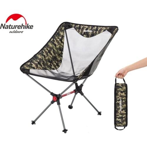 Naturehike Outdoor Folding Chair Ultralight Portable High Load Fishing Seat Camping Hiking Beach Travel Picnic Chairs