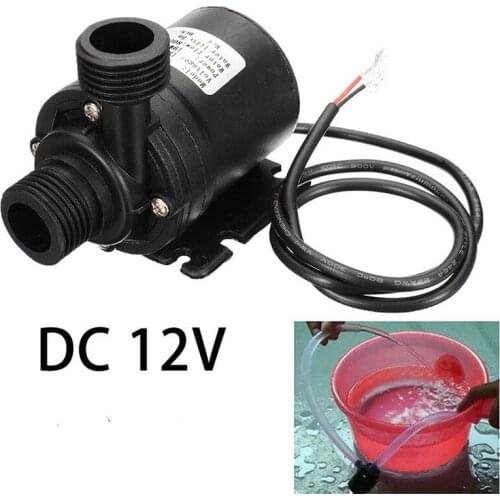 DC brushless motor submersible pump 12V volt small rockery water cooling small water pump DC fish tank low noise LX122903