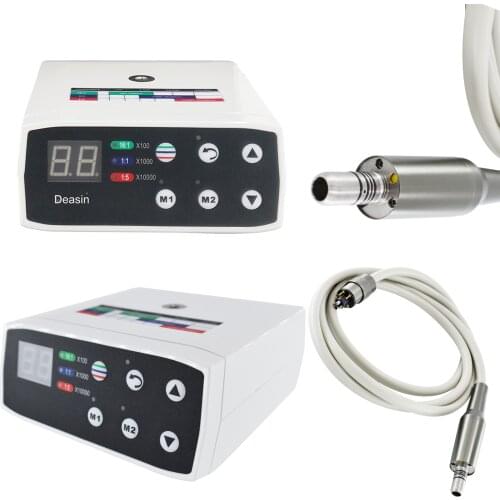 1 set Dental clinical brushless LED micro motor fiber optical electric motor handpiece dentistry tool dentist