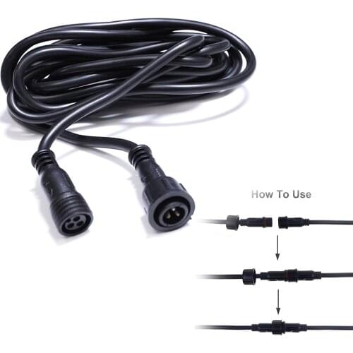 3M 5M Extension Cable Wire Cord For Car Truck Police LED Emergency Warning Traffic Advisor Vehicle LED Strobe Light Bar Lightbar