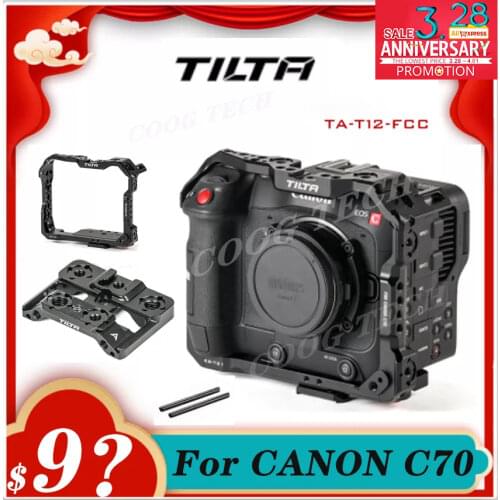 Instock CANON C70 TILTA TA-T12 Camera full Cage Body Surround Tactical Suit light Weight Anti Scratch