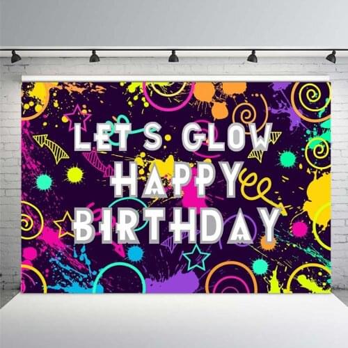 MEHOFOTO Photo Backdrop Vinyl Lets Grow Crazy Colorful Photography Background Fotografia Backdrop Backgrounds for Photo Studio