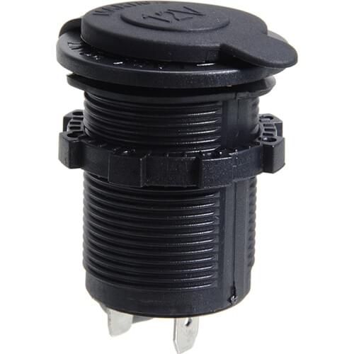 1pc Cigarette Lighter Socket 12V Waterproof Car Boat Motorcycle Cigarette Lighter Sockets Power Plug Outlet