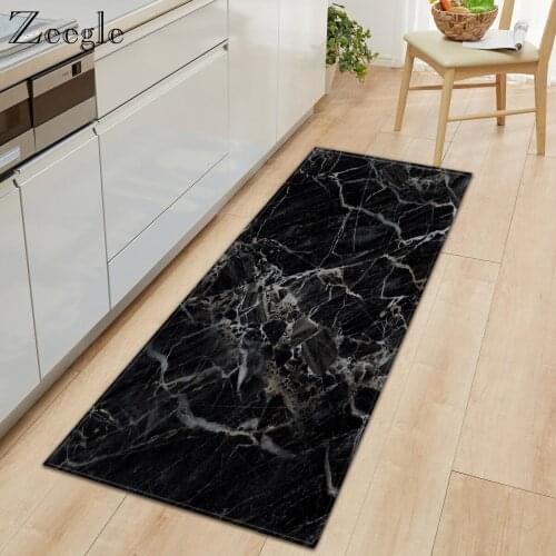 Zeegle Rug Non Slip Absorbent Bedside Carpet Mat Decoration Home Living Room Carpet Kids Room Area Rug Rectangle Kitchen Carpet