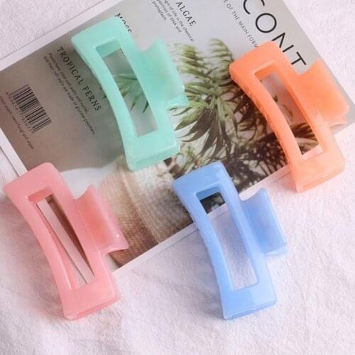 Women Claw Clip Large Size Plastic Hair Clip Crabs Clip Hair Accessories Gift EA