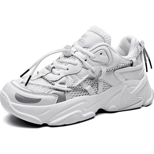 Platform Shoes For Women 2021 Chunky Shoes Womens Sneakers Fashion Luxury Designer White Ladies Black Casual Zapatillas Mujer