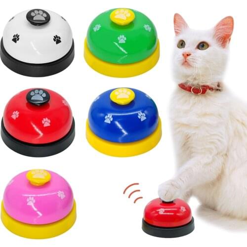 Pet Call Bell Cat Dog Feeding Ring Bell IQ Training Interactive Toy for Pets Puppy Eating Food Feed Reminder Called Potty Bell