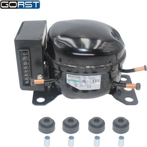 12V 24V DC Car Refrigeration Air Compressor Fridge Freezer Marine Solar QDZH25G R134A