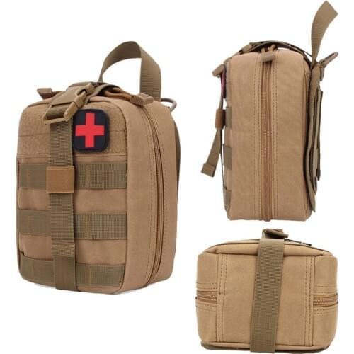 2017 Outdoor Molle Medical Cover Hunting Emergency Survival Package Utility Tactical Pouch Medical First Aid Kit Patch Bag