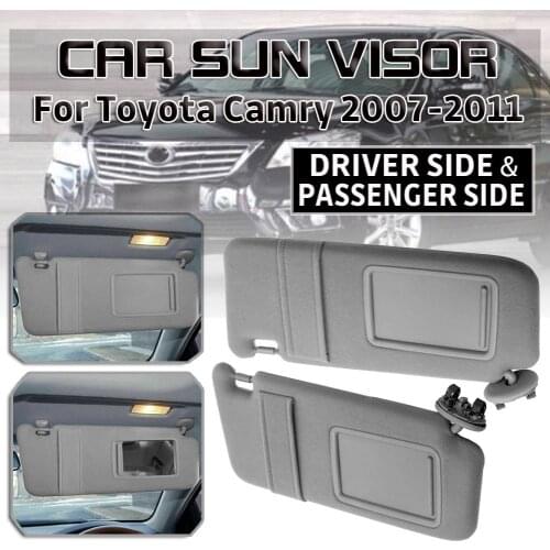 2x Sun Visor Driver & Passenger Side for Toyota Camry 2007 2008 2009 2010 2011