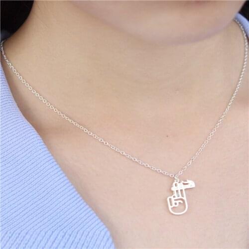 50pcs 2019 Europe/US Fashion Smoking Pendant Cute Smoking Necklace Gift For Mom/Girlfriend Party Jewelry