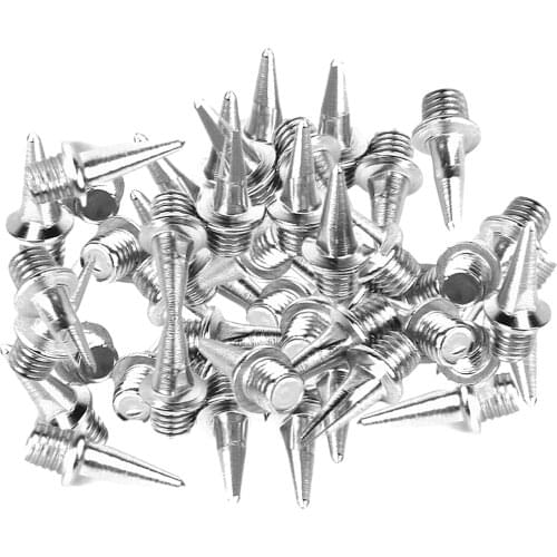60pcs Steel Track Running Shoes Spikes Replacement Pyramid 13 mm Value Pack